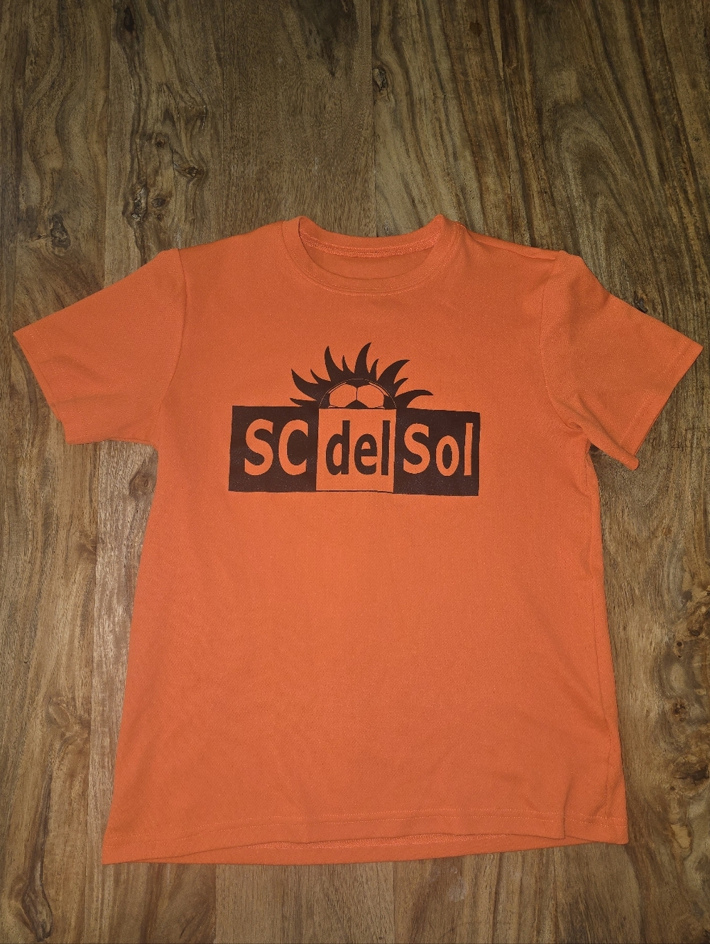 SC del Sol Orange Graphic Tee Size: Large